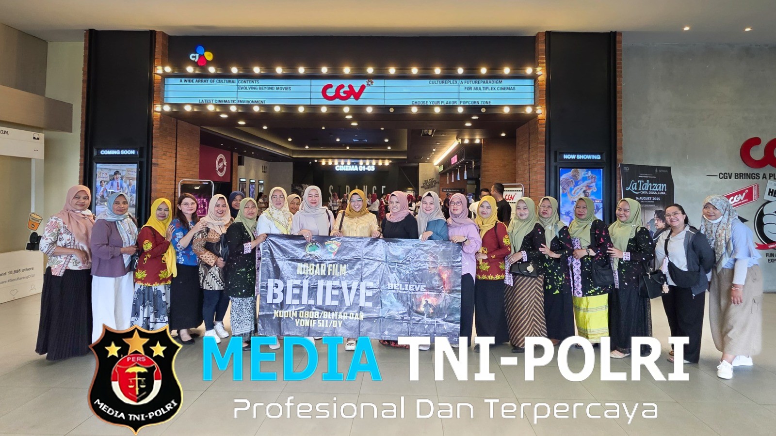 Nonton Bareng “Believe” Inspirasi Edukatif Tumbuhkan Semangat Nasionalisme Guru TK Kartika Jaya Di Blitar