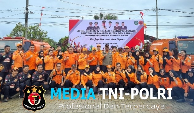 Pemkab Kotim Gelar Apel Siaga dan Gladi Kesiapsiagaan Bencana Kebakaran Hutan dan Lahan