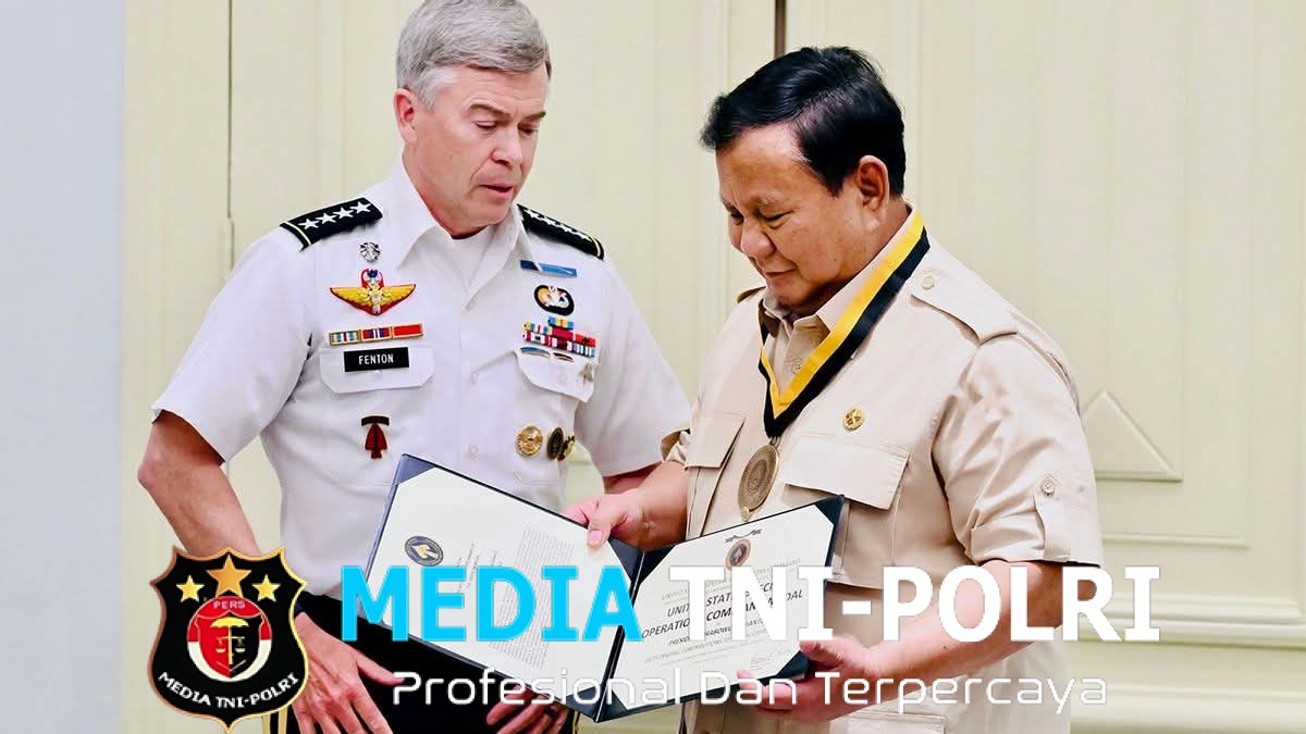 Komando Operasi Khusus AS (USSOCOM) Beri Medali Kehormatan untuk Presiden Prabowo