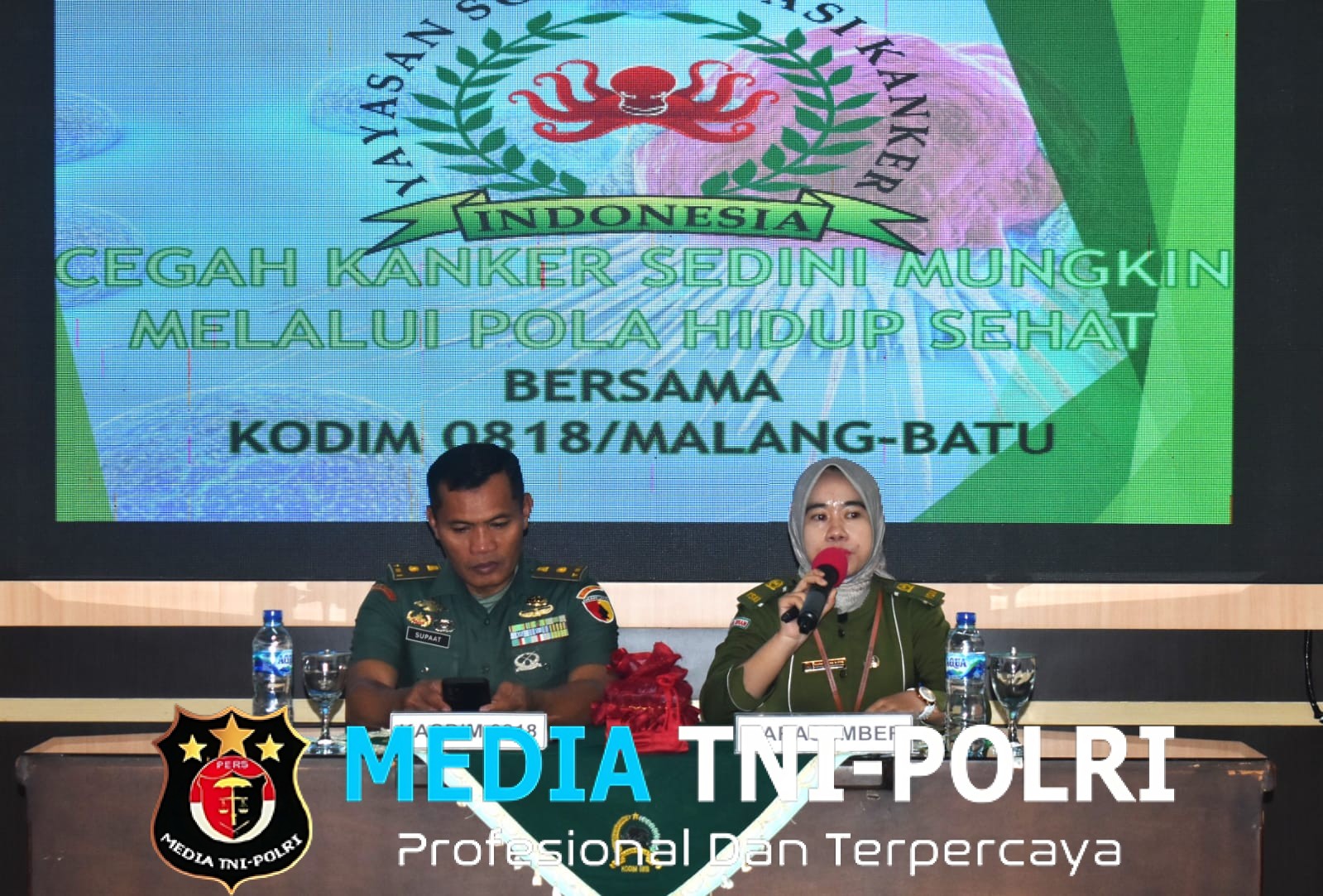 Sosialisasi Kanker di Kodim 0818/Malang-Batu, Wujud Kepedulian Terhadap Kesehatan Prajurit dan Keluarga