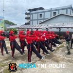 Keringat dan Disiplin, Polres Kubu Raya Siapkan Generasi Pengibar Sang Saka