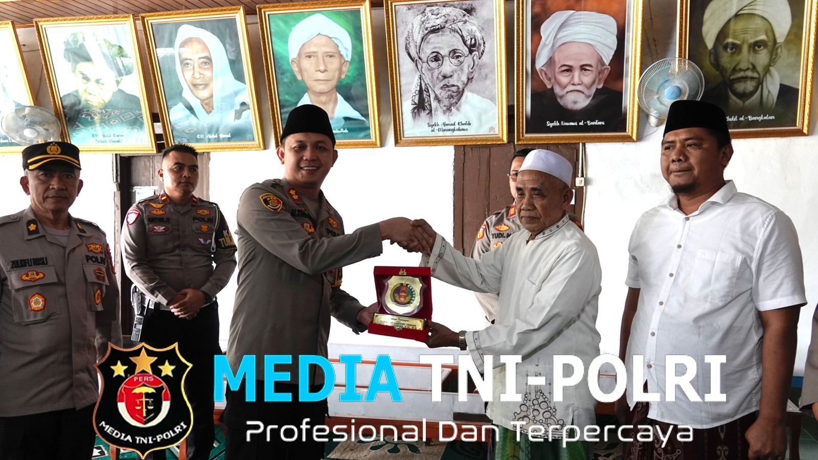 Anjangsana Kamtibmas, Kapolres Lampung Tengah Sambangi Ponpes Darussa’adah Gunung Sugih