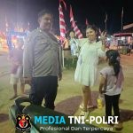 Dekat dengan Warga, Polsek Sengah Temila Sambangi Pasar Malam untuk Ciptakan Kamtibmas Kondusif