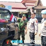 Polres Wonogiri Bersama TNI Bagikan Bendera Merah Putih, Gaungkan Semangat Kemerdekaan RI ke-80