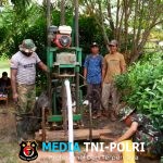 Air Bersih Mengalir, Harapan Baru Masyarakat Kamno Sari Bersemi Lewat TMMD