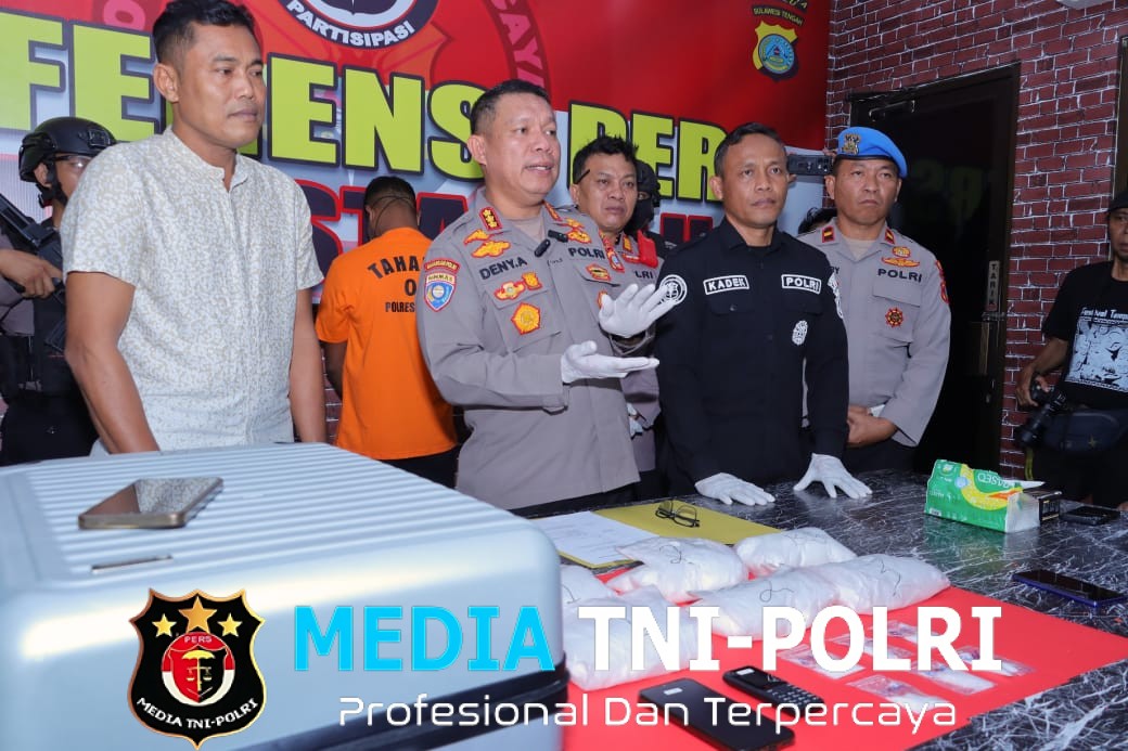 Bawa 3 Kilo Narkoba, Polresta Palu Tangkap Kurir Sabu Asal Aceh