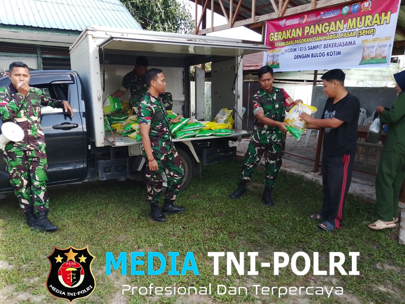 Jaga Stabilitas Pangan, Kodim 1015/Sampit Gelar gerakan Pangan Murah (GPM)