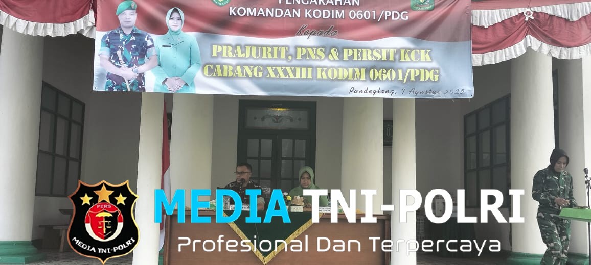 Dandim 0601/Pandeglang Berikan Pengarahan Kepada Prajurit, PNS dan Anggota Persit KCK