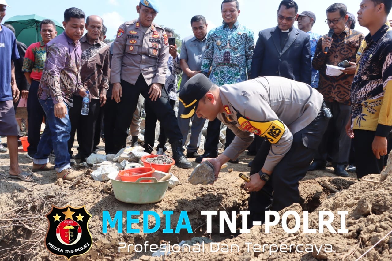 Kapolres dan Forkopimda Hadiri Pembangunan Gereja, Wujud Nyata Toleransi di Pringsewu