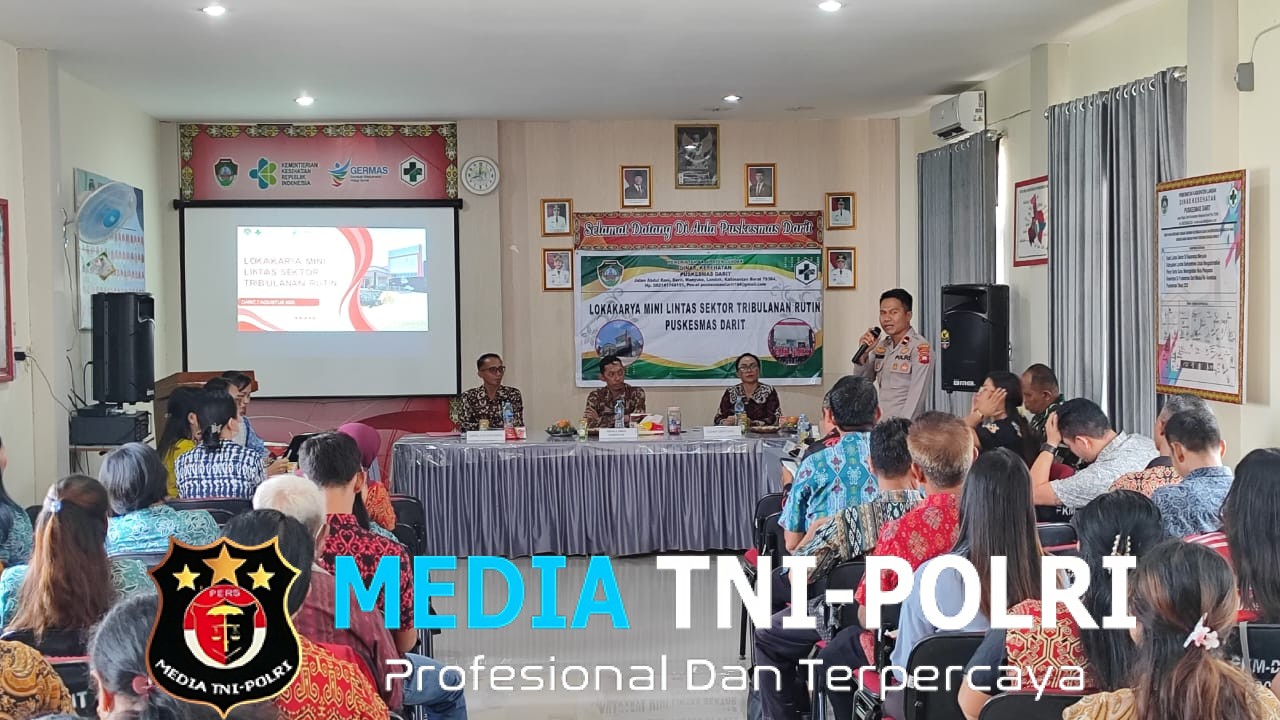 Kapolsek Menyuke Hadiri Lokmin Lintas Sektor Triwulan Puskesmas Darit