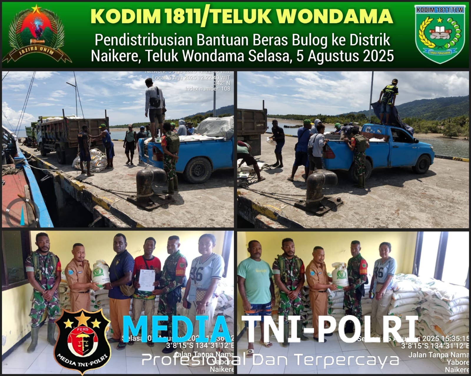 Distribusi Bantuan Pangan Beras 2025  Negara Hadir Hingga ke Pelosok Papua Barat