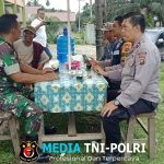 Babinsa Koramil 420-08/Tabir, Serka Kurniadi, Laksanakan Komsos Bersama Bripka Supri (Bhabinkamtibmas) dan Warga di Desa Koto Rayo