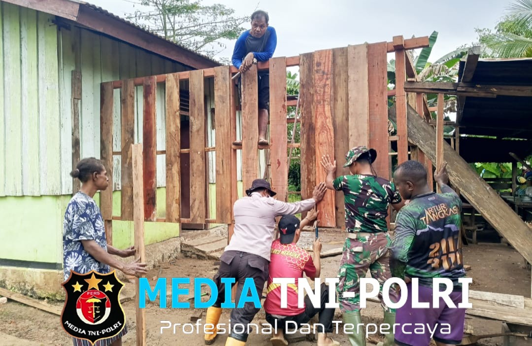 Saat Hati dan Tenaga Bersatu Hadirlah Dapur Impian Warga Kamno Sari