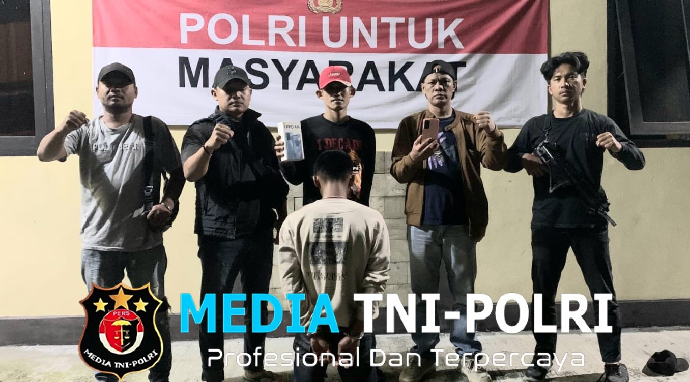 Polsek Wonosobo Polres Tanggamus Tangkap Tersangka Penadahan HP Hasil Curas