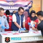Polres Kotim Musnahkan Sabu dari 9 Orang Tersangka, Sebanyak 86 Bungkus Plastik dengan Berat Bersih 333,33 Gram