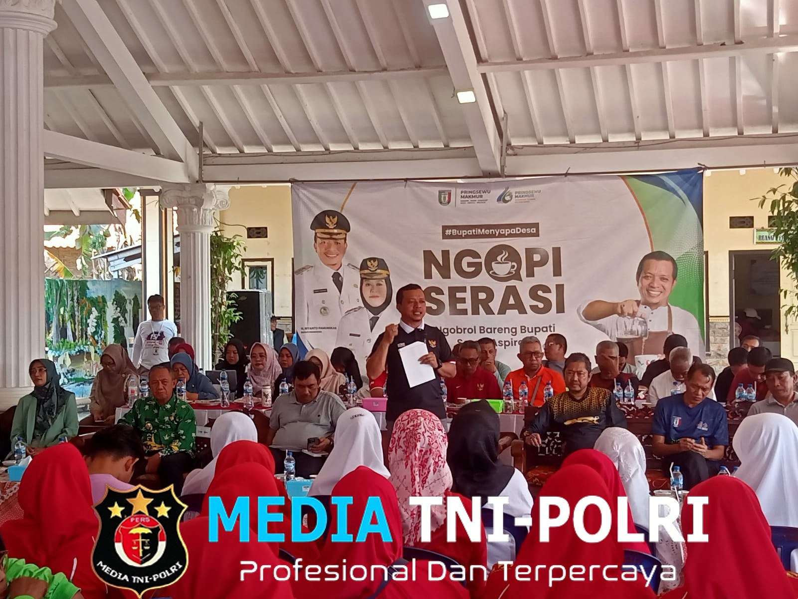 Pemkab Pringsewu Gelar Ngopi Serasi Bareng Bupati Di Pekon Wonodadi Kecamatan Gadingrejo