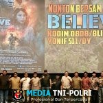 Dandim 0808 Bersama Forkopimda dan Paskibraka Nobar “Believe” Perkuat Semangat Kebangsaan di Blitar