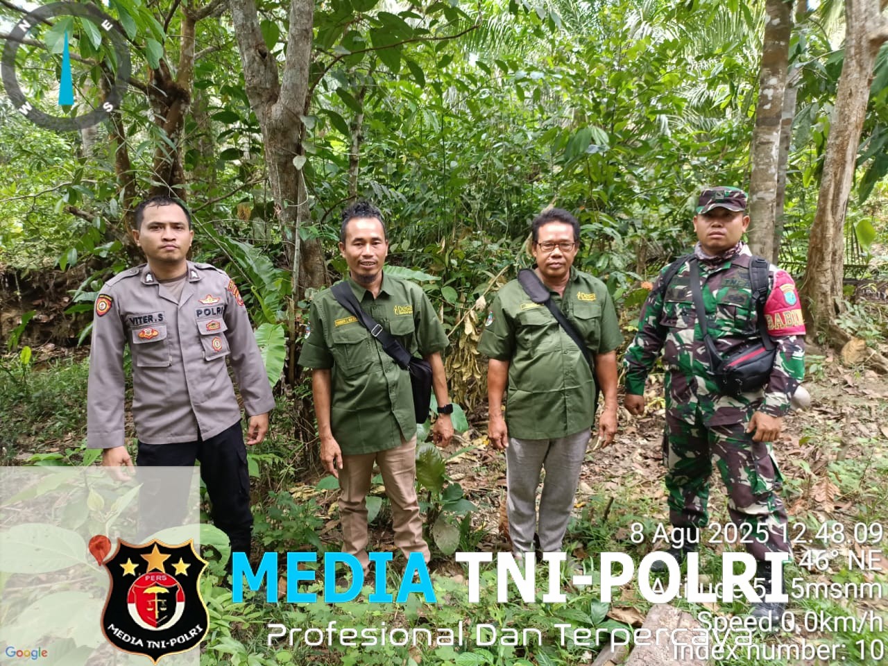 Upaya Penanggulangan Karhutla Polsek Menjalin, 3 Pilar gelar Patroli di Desa