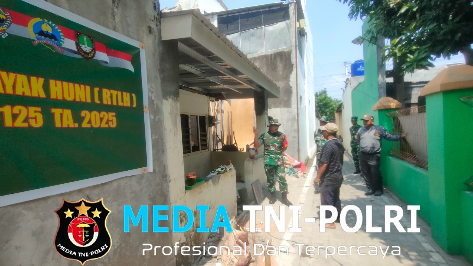 Tinjau Progres Rehab RTLH, Ini Pesan Dansatgas TMMD Reguler Ke-125 Kodim 0735/Surakarta
