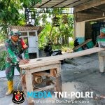 Babinsa Juwangi Sambangi Perajin Pintu Kayu, Bangun Silaturahmi dan Beri Motivasi