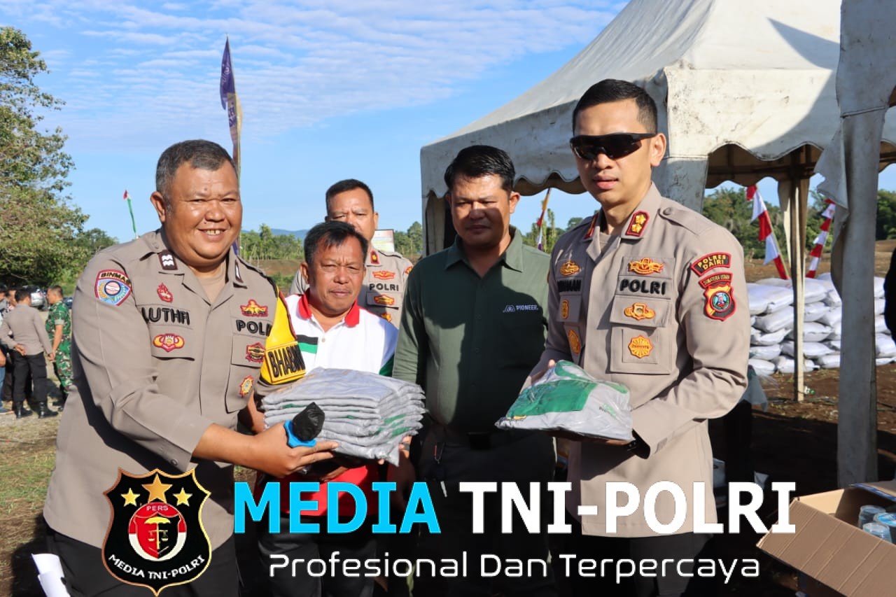 Polres Dairi Launching Penanaman Jagung Seluas 15 hektar di Desa Kalang Simbara