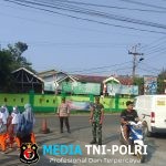 Kodim 0601/Pandeglang Amankan Lomba Gerak Jalan HUT RI ke-80 di Kecamatan Menes