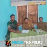 Pererat Sinergi, Babinsa Jalin Komsos dengan Perangkat Desa Tanjung Ilir