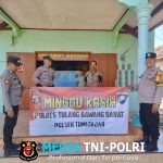 Polsek Tumijajar Laksanakan Pengamanan Ibadah Gereja Minggu Kasih di Gereja Baptis Dayamurni