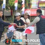 Sat Reskrim Polres Pringsewu Kibarkan Merah Putih di Desa Terjauh Sambut HUT RI ke-80