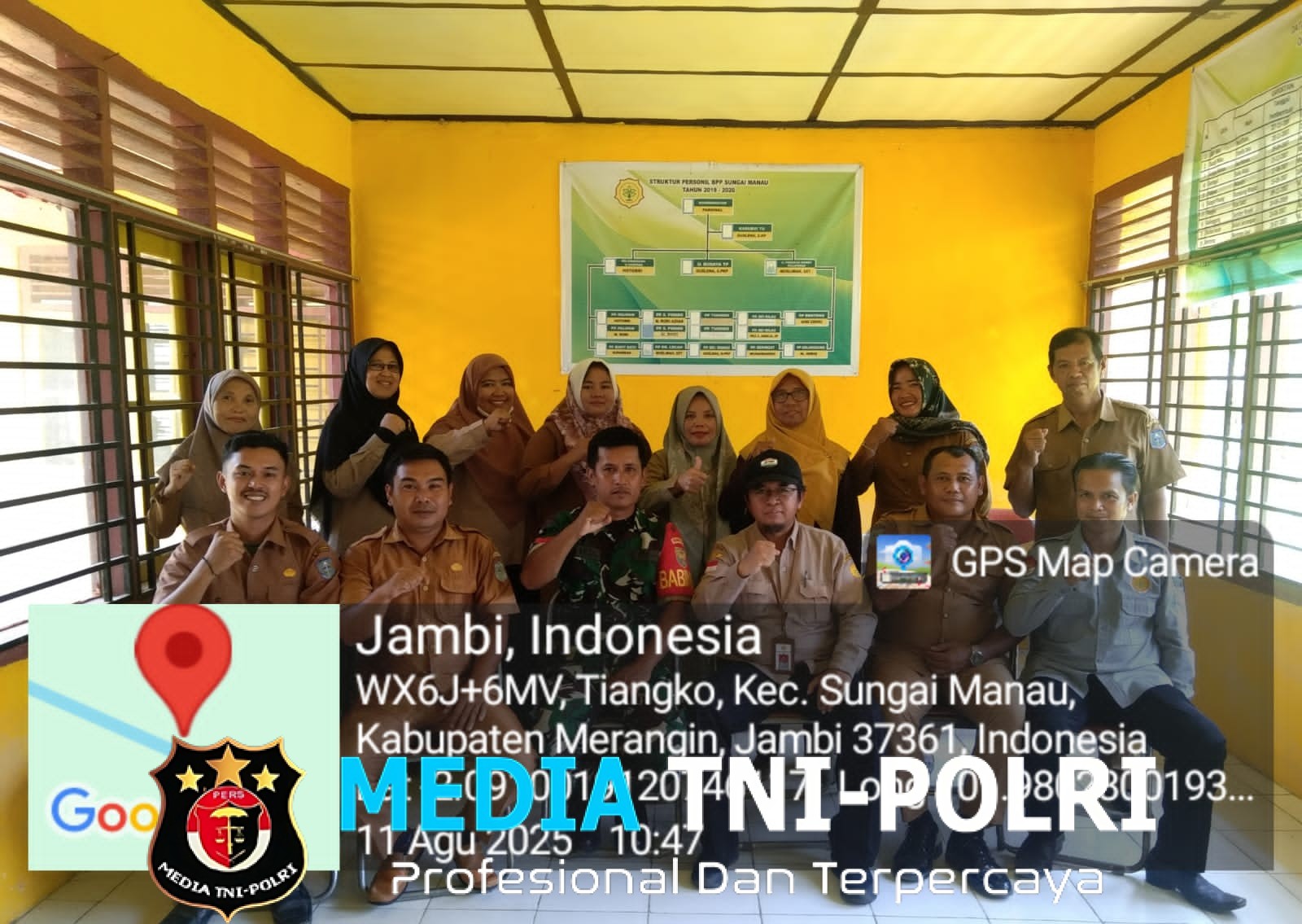 Jalin Sinergi dengan Aparatur Desa Tiangko untuk Sukseskan HUT RI ke-80