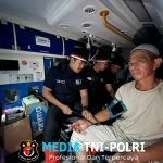 Polres Bogor Salurkan Bantuan dan Layanan Kesehatan Bagi Korban Banjir di Ranca Bungur