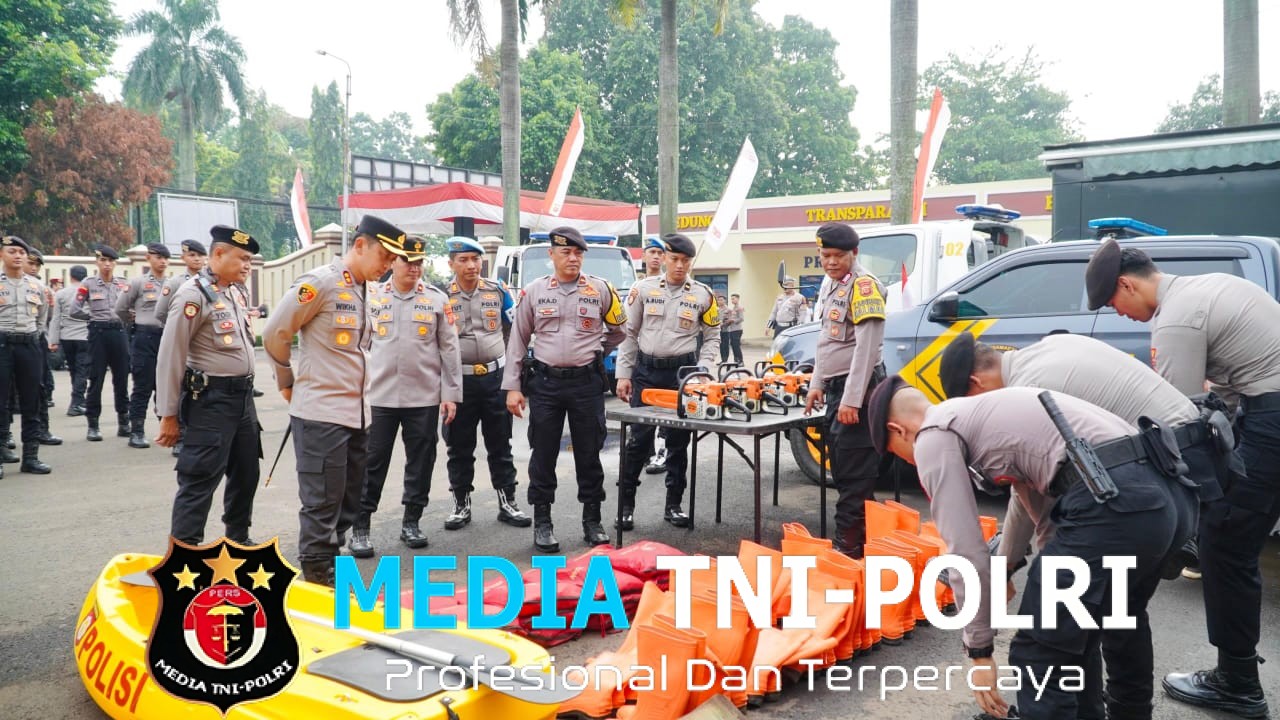 Kapolres Bogor Pastikan Kesiapan Peralatan Penanggulangan Bencana