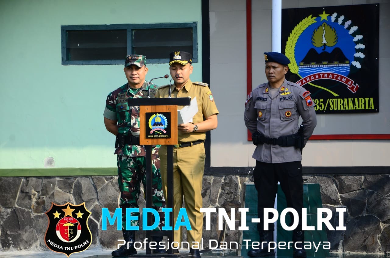 Siap Untuk Selamat, Kodim 0735 Surakarta Gelar Apel Kesiapsiagaan Bencana Alam Tahun 2025