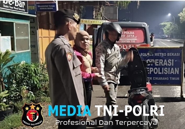 Ciptakan Kamtibmas Kondusif, Polsek Cikarang Timur Gelar Operasi Kejahatan Jalanan