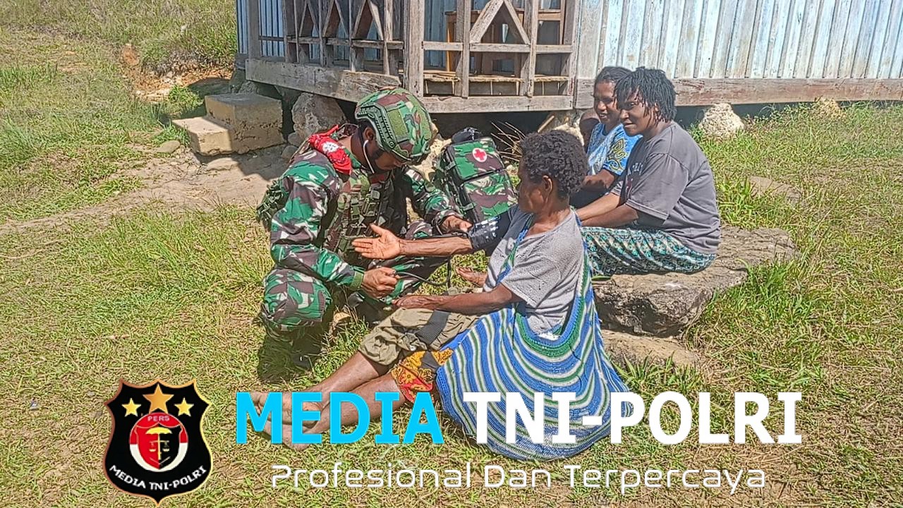 Sambut HUT RI ke-80, Pos Serambakon Yonif 751/VJS Gelar Pelayanan Kesehatan untuk Warga