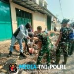 Memasuki Hari Ke-20, Satgas TMMD Reguler Ke-125 Kodim 0735/Surakarta Terus Bergotong-royong Selesaikan Sasaran Fisik Perbaikan Saluran Air