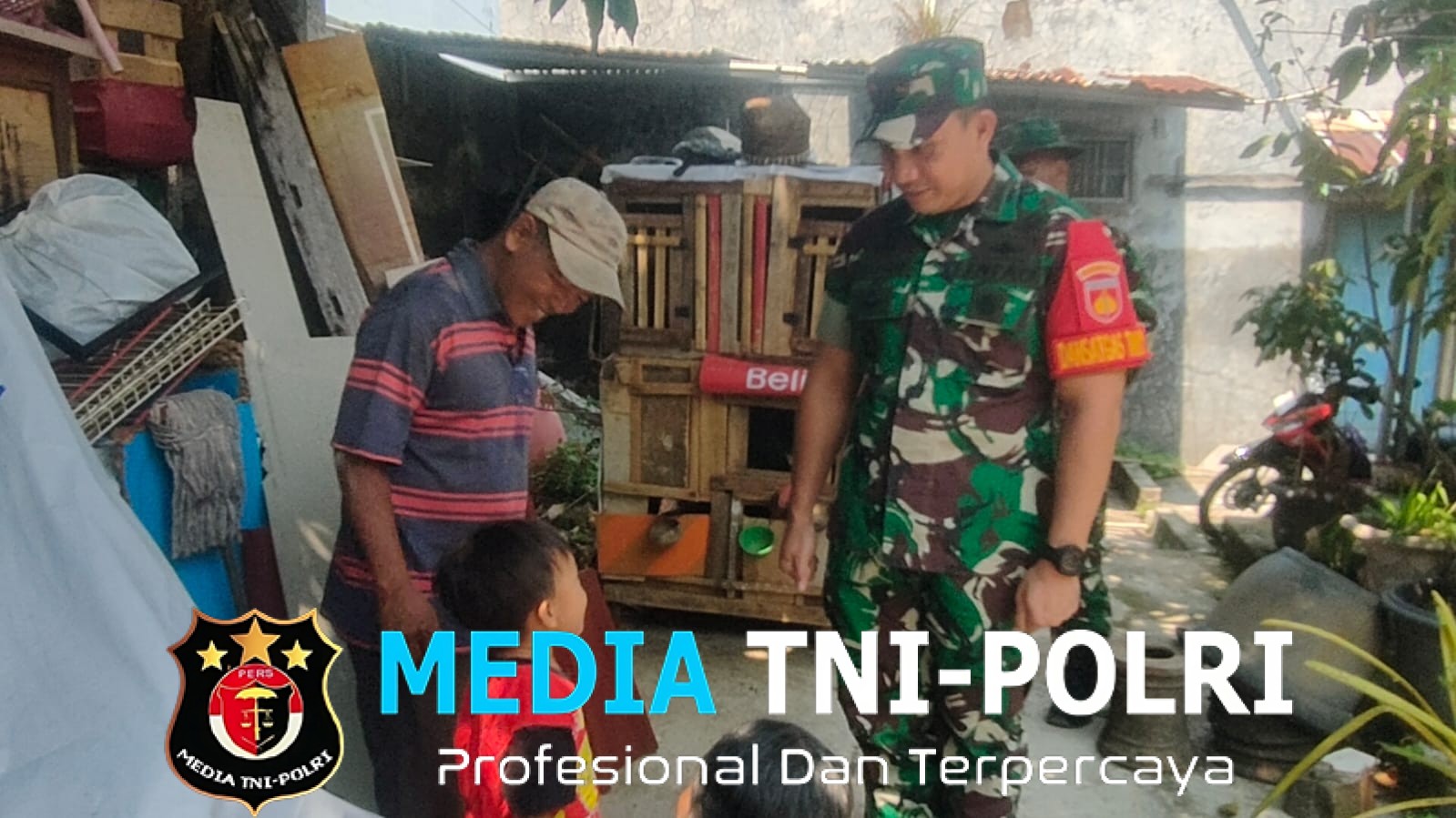 Ramah Dan Humanis, Dansatgas TMMD Reguler Ke -125 Kodim 0735/Surakarta Sapa Warga di lokasi TMMD