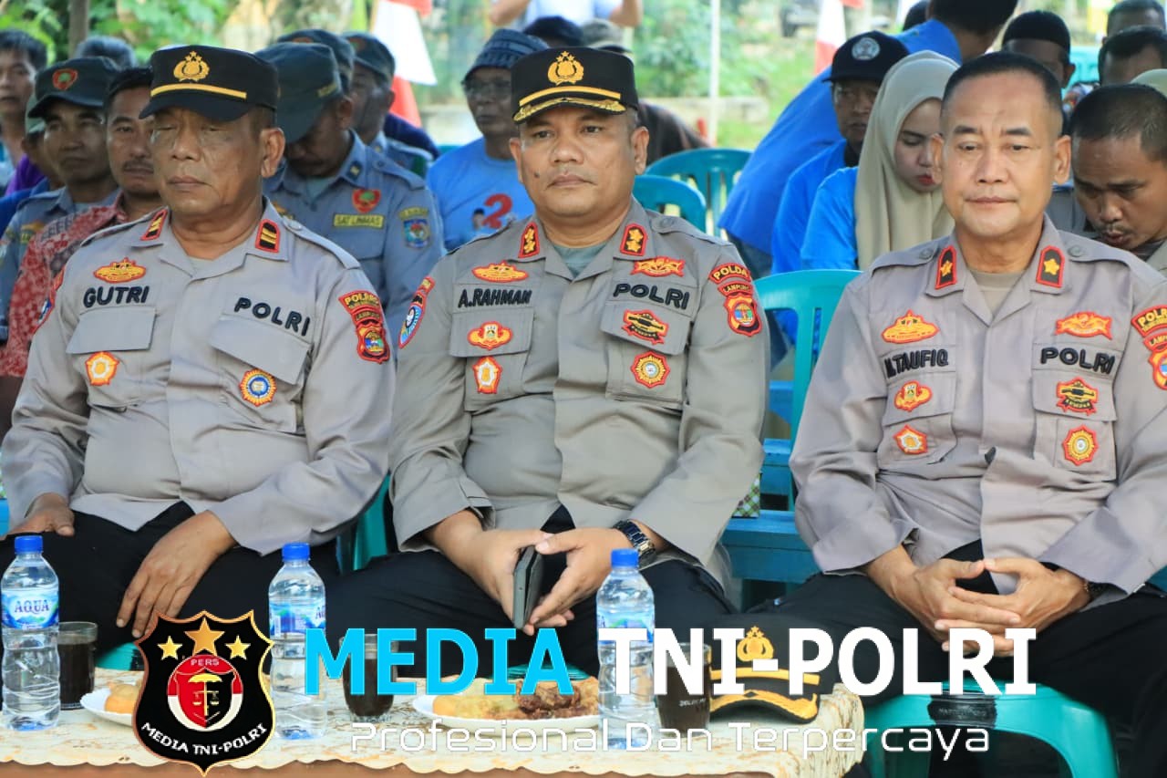 Dit Binmas Polda Lampung Lakukan Penilaian Lomba Pos Satkamling di Wilayah Hukum Polres Tulang Bawang Barat