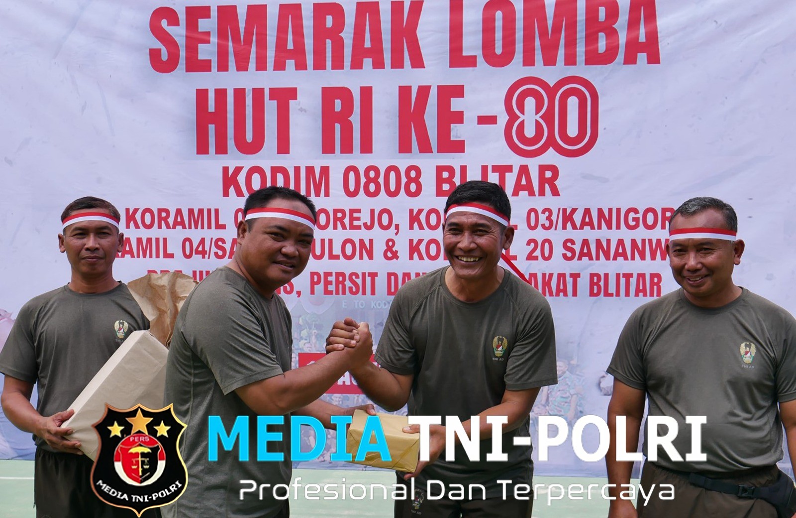 Guyub Rukun Kompak Dan Gembira, Kodim 0808 Meriahkan Lomba Menyambut HUT RI Ke 80 Di Blitar