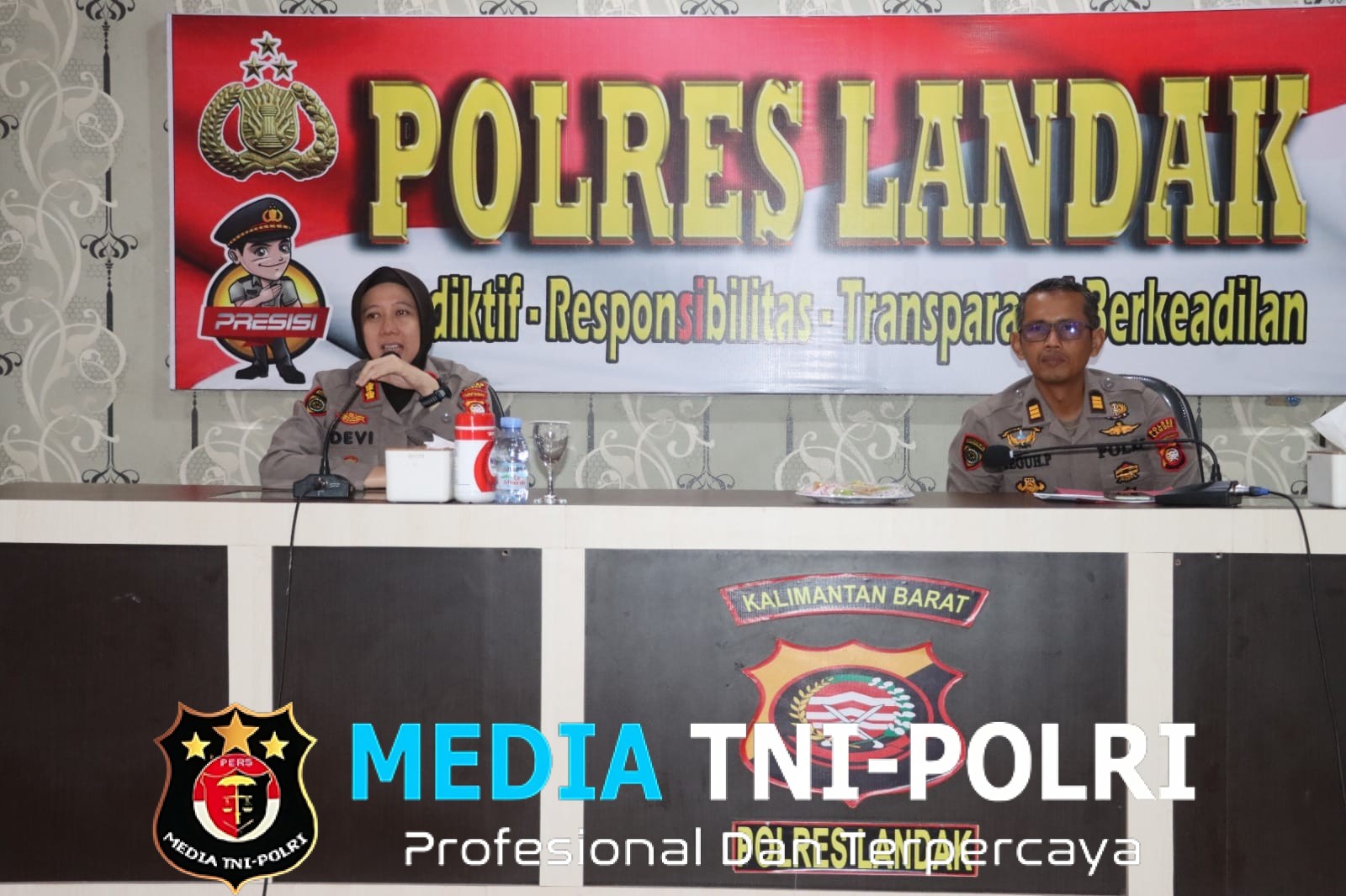 Kapolres Landak Beri Arahan dan Motivasi kepada Siswa Siswi SMA Taruna Bumi Khatulistiwa