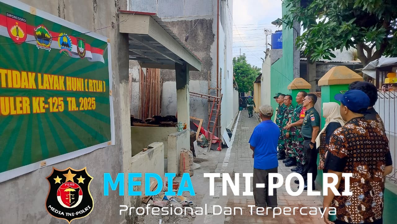 Tinjau Progres RTLH TMMD Reguler Ke-125 Kodim 0735/Surakarta, Ini Pesan Ketua Tim Wasev Irdam IV/Diponegoro