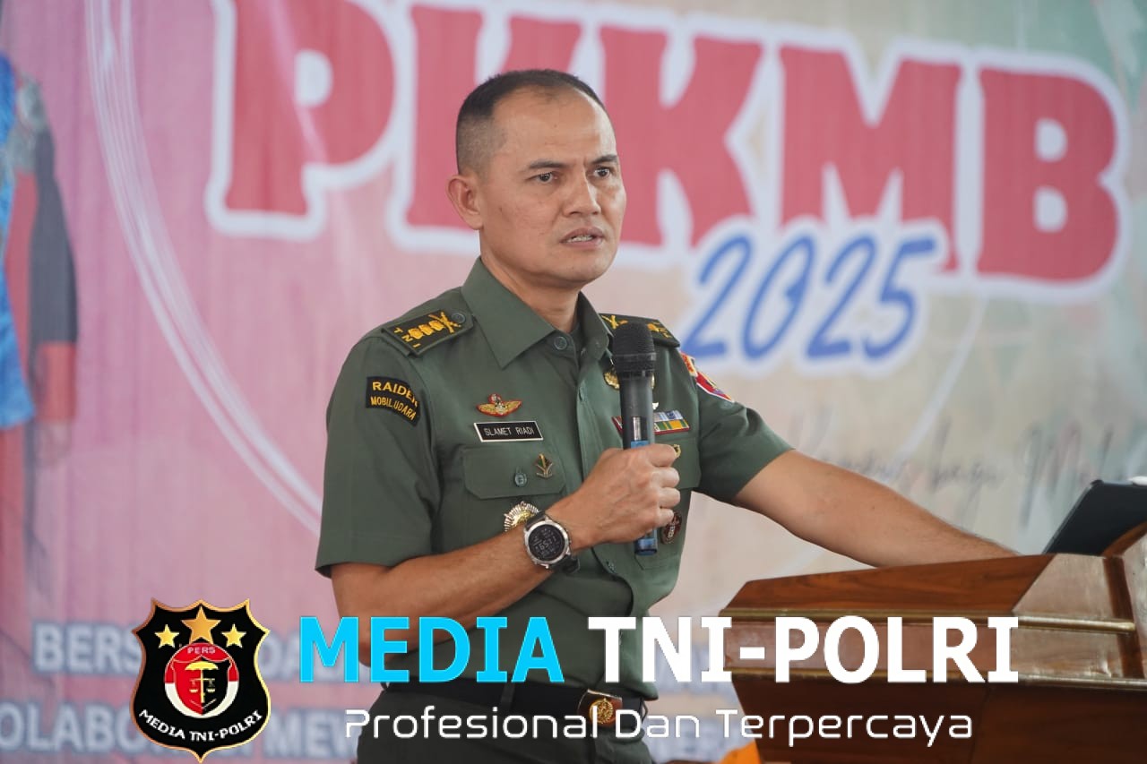 Kasrem 042/Gapu Tanamkan Semangat Bela Negara kepada Mahasiswa Baru Universitas Jambi 2025