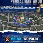 Satlantas Polresta Pati Siapkan Rekayasa Lalin Cegah Kemacetan Selama Aksi di Alun-Alun Berlangsung