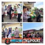 Hari Pertama Gerakan Pangan Murah Polres Langkat, 16 Ton Beras SPHP Ludes Terjual