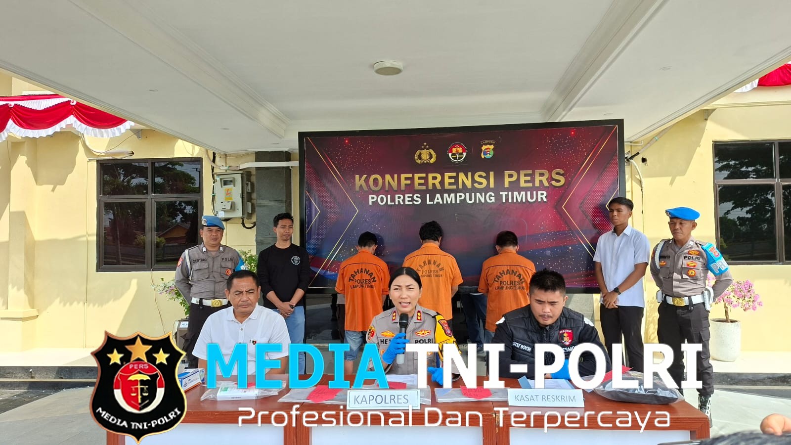 Polres Lampung Timur Ungkap Tiga Kasus Curas, Satu Disertai Kekerasan Seksual