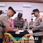 Polres Wonogiri Gelar Serah Terima Jabatan Kabag SDM, Kapolsek Selogiri, dan Kasat Binmas