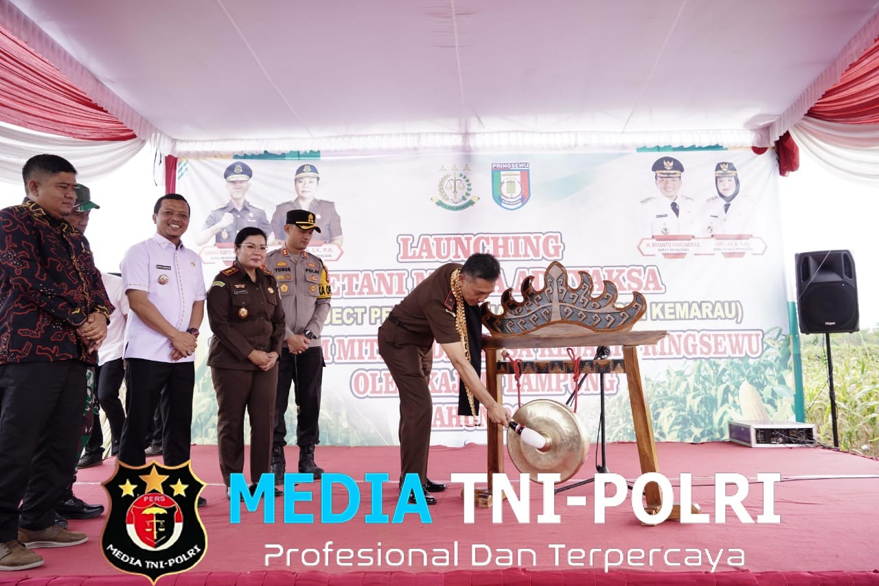 Launching Pilot Project Penanaman Jagung Musim Kemarau ” Petani Mitra Adhyaksa”