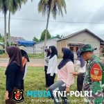 Semangat Kemerdekaan! Babinsa Koramil 420-08/Tabir Latih Paskibraka