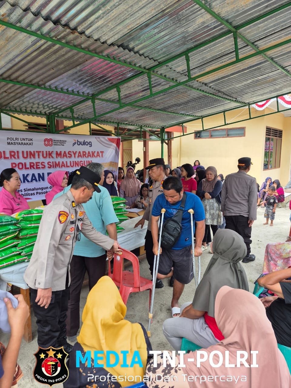Polres Simalungun Terdepan Dukung Stabilitas Harga Beras, Gelar Pasar Murah di Dua Lokasi dengan 7 Ton Beras SPHP