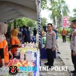 Kapolres Kotim Mengikuti Kegiatan Vicon Gerakan Pangan Murah Bersama Kapolri